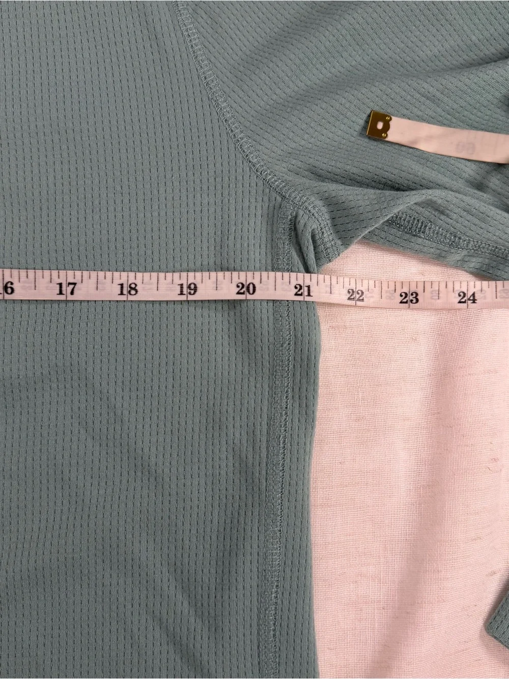 J. Crew Performance Light Teal Quarter-Zip Pullover